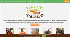 Desktop Screenshot of dailytable.org
