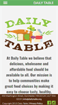 Mobile Screenshot of dailytable.org